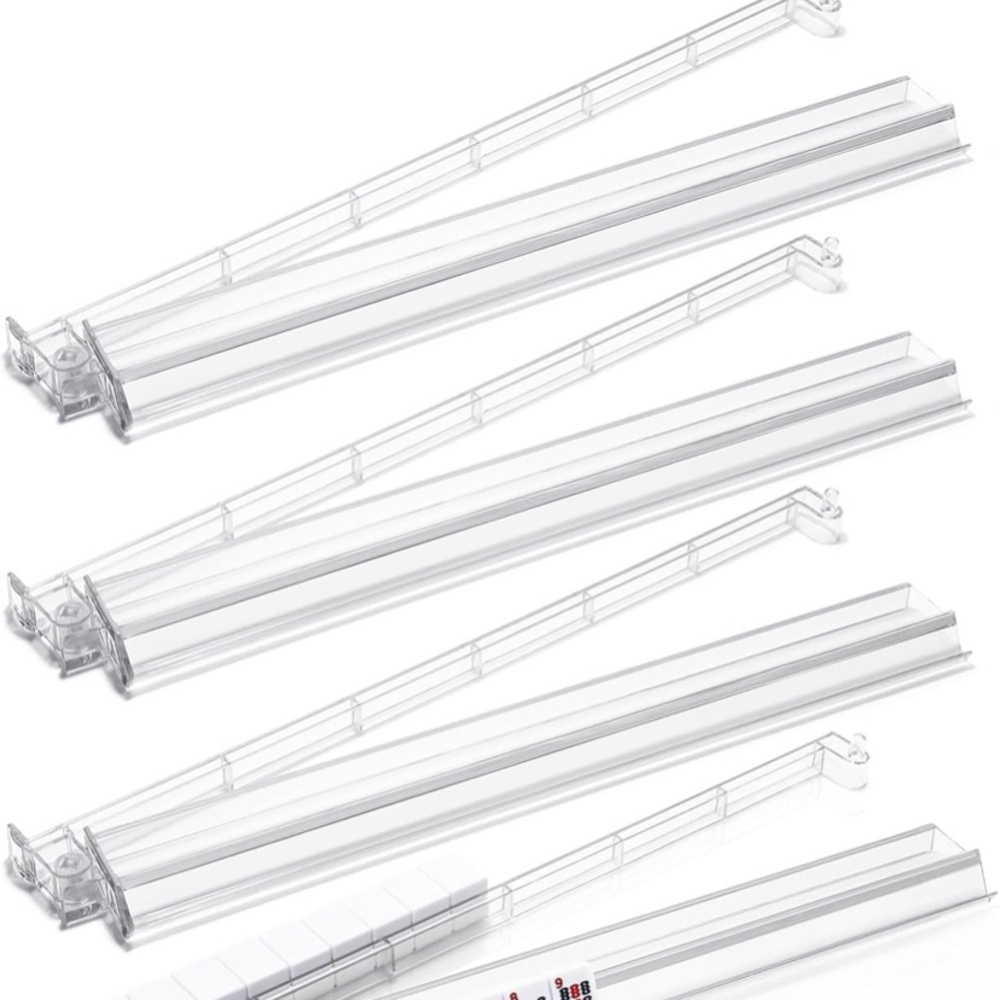 Mahjong Racks w/Pushers,4PCS Mahjong ,Clear Acrylic American Majiang Transparent